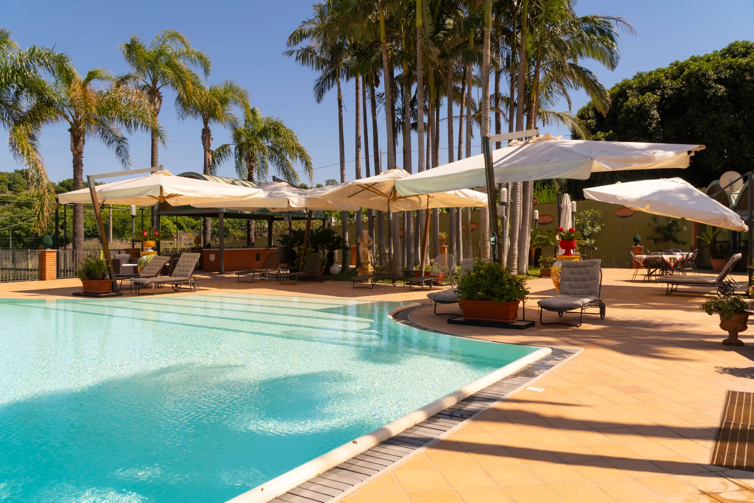 Swimming pool at Villa Grandiosa